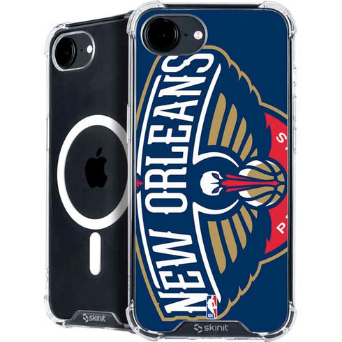 NBA New Orleans Pelicans Large Logo iPhone 16e MagSafe Case