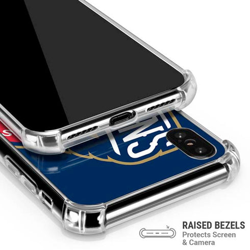 NBA New Orleans Pelicans Large Logo iPhone X/XS Clear Case