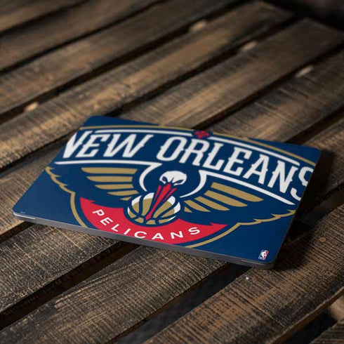 NBA New Orleans Pelicans Large Logo Apple MacBook Air Skin