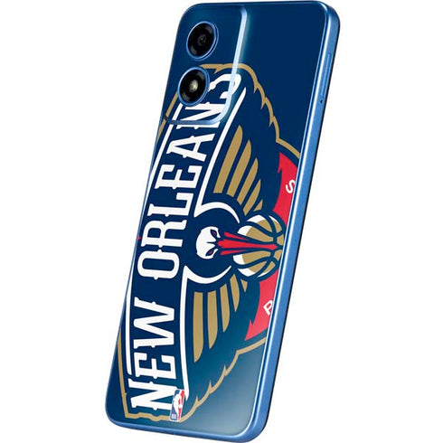 NBA New Orleans Pelicans Large Logo Moto G Play 4G (2024) Skin
