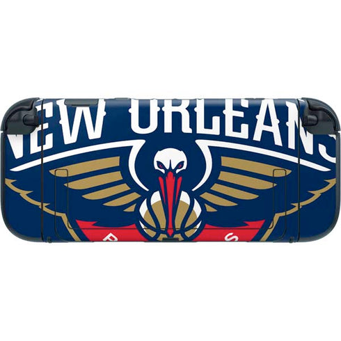 NBA New Orleans Pelicans Large Logo Nintendo Switch 2 (2025) with Joy-Con Skin