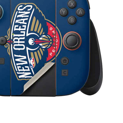 NBA New Orleans Pelicans Large Logo Nintendo Switch 2 (2025) Joy-Con Controller Skin