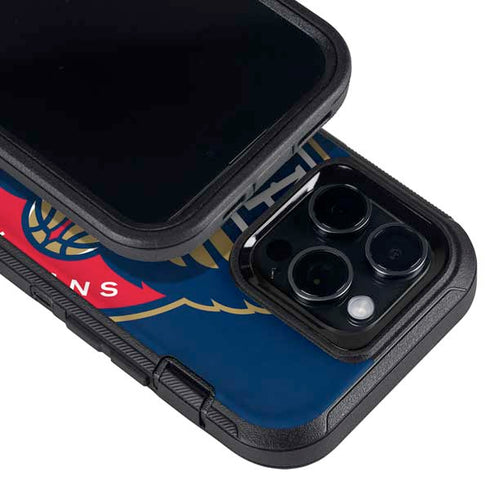 NBA New Orleans Pelicans Large Logo Otterbox Defender iPhone Skin