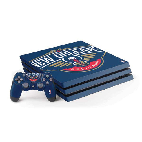 NBA New Orleans Pelicans Large Logo PlayStation PS4 Skins