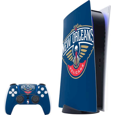 NBA New Orleans Pelicans Large Logo PlayStation PS5 Skins