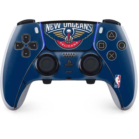NBA New Orleans Pelicans Large Logo PS5 DualSense Edge Pro Controller Skin