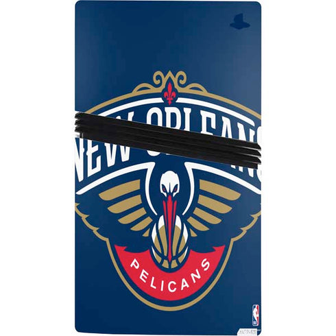 NBA New Orleans Pelicans Large Logo PS5 Pro Console Skin