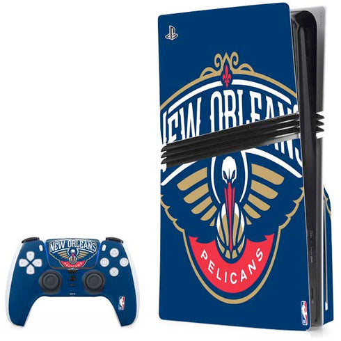 NBA New Orleans Pelicans Large Logo PlayStation PS5 Skins