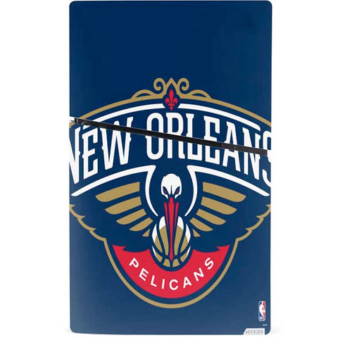 NBA New Orleans Pelicans Large Logo PS5 Slim Digital Edition Console Skin