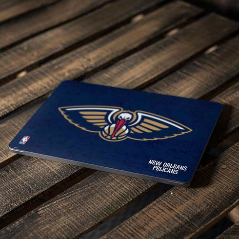 NBA New Orleans Pelicans Distressed Apple MacBook Air Skin