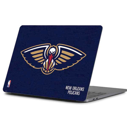 NBA New Orleans Pelicans Distressed Apple MacBook Pro 13-inch Skin
