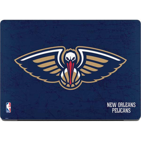 NBA New Orleans Pelicans Distressed MacBook Pro 14in (2021-24) Skin