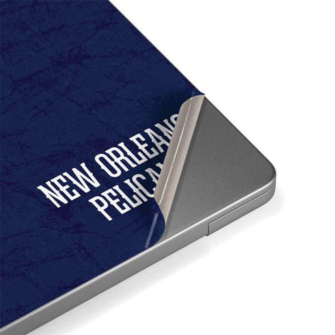 NBA New Orleans Pelicans Distressed MacBook Pro 14in (2021-24) Skin