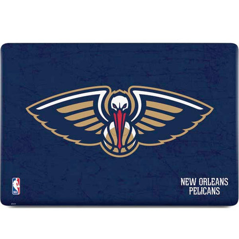 NBA New Orleans Pelicans Distressed MacBook Skins