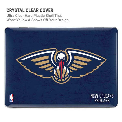 NBA New Orleans Pelicans Distressed MacBook Pro 15in (2016-19) Case plus Skin