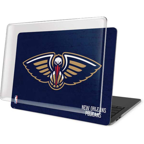 NBA New Orleans Pelicans Distressed MacBook Pro 16in (2019-20) Case plus Skin