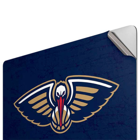 NBA New Orleans Pelicans Distressed Apple MacBook Pro 16-inch Skin