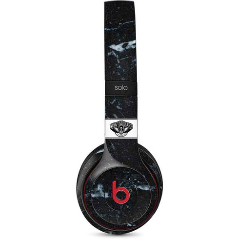 NBA New Orleans Pelicans Marble Beats Solo 2 Wireless Skin
