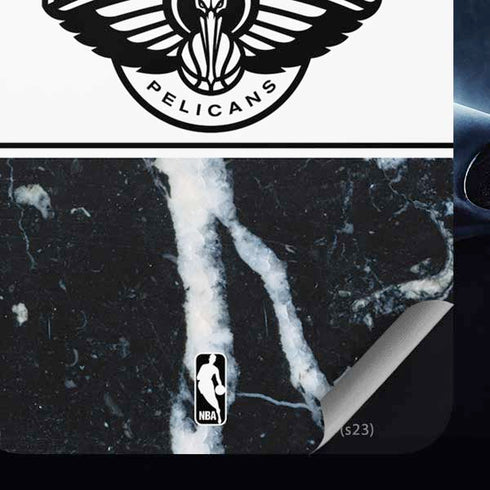 NBA New Orleans Pelicans Marble Galaxy A16 5G Skin
