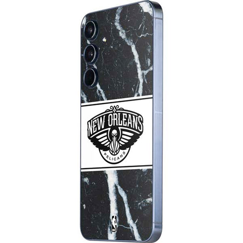 NBA New Orleans Pelicans Marble Galaxy A35 5G Skin