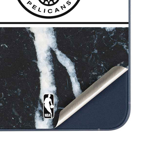 NBA New Orleans Pelicans Marble Galaxy A35 5G Skin