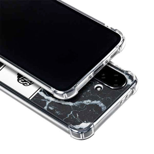 NBA New Orleans Pelicans Marble Galaxy A36 5G Clear Case