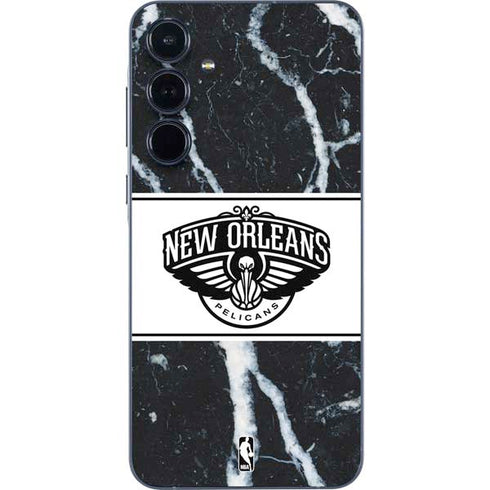 NBA New Orleans Pelicans Marble Galaxy A55 5G Skin