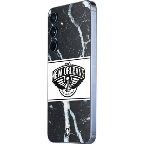 NBA New Orleans Pelicans Marble Galaxy A55 5G Skin