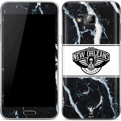 NBA New Orleans Pelicans Marble Galaxy J3 Skin
