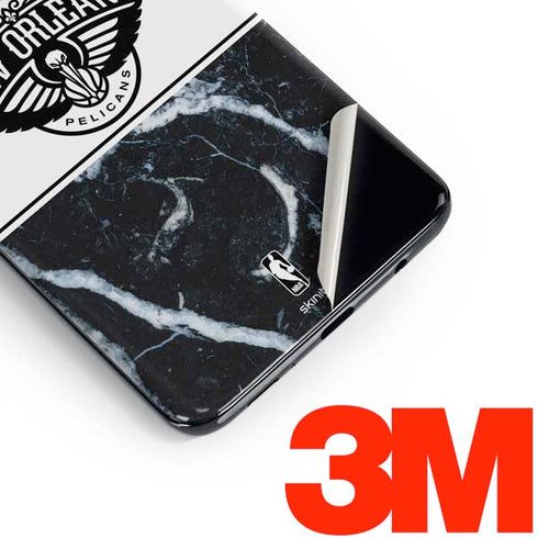 NBA New Orleans Pelicans Marble Galaxy S10 Plus Skin