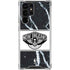 NBA New Orleans Pelicans Marble Galaxy S23 Ultra Clear Case
