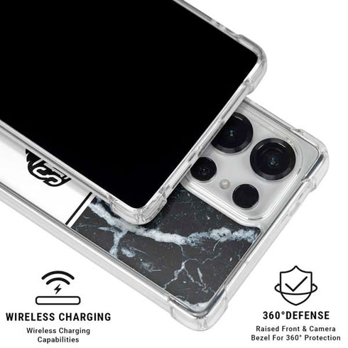 NBA New Orleans Pelicans Marble Galaxy S26 Ultra Clear Case