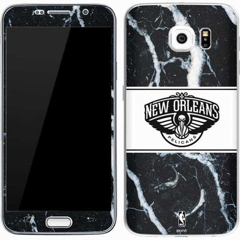 NBA New Orleans Pelicans Marble Galaxy S7 Skin