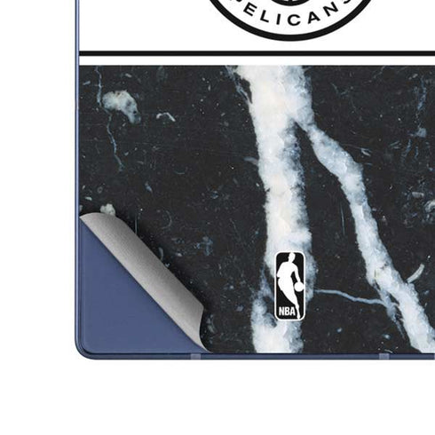 NBA New Orleans Pelicans Marble Galaxy Z Fold6 Skin