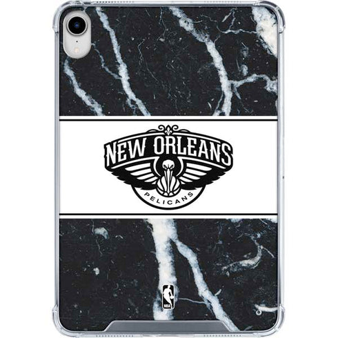 NBA New Orleans Pelicans Marble iPad 11th Gen (2025) Clear Case