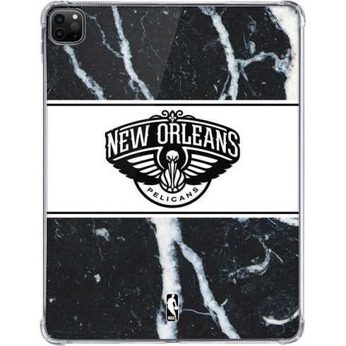 NBA New Orleans Pelicans Marble iPad Pro 11in (2024) Clear Case