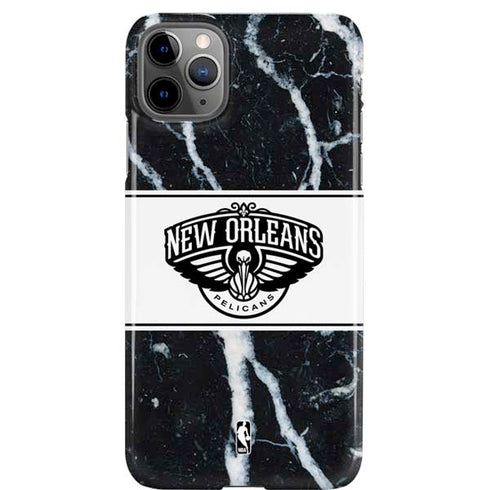NBA New Orleans Pelicans Marble iPhone Cases