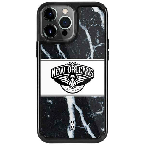 NBA New Orleans Pelicans Marble iPhone Cases