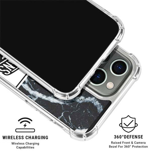 NBA New Orleans Pelicans Marble iPhone 16 Pro Max Clear Case