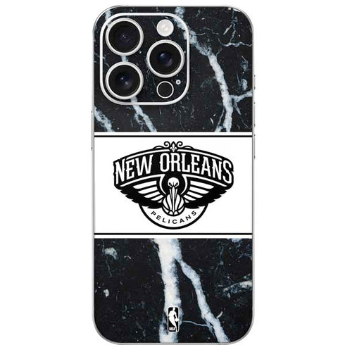 NBA New Orleans Pelicans Marble iPhone 16 Pro Skin