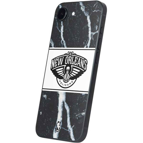 NBA New Orleans Pelicans Marble iPhone 16e Skin