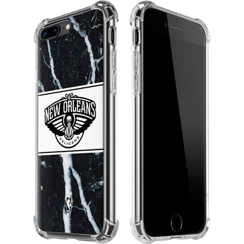 NBA New Orleans Pelicans Marble iPhone Cases