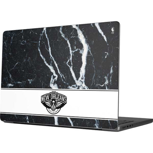 NBA New Orleans Pelicans Marble Apple MacBook Pro 14-inch Skin