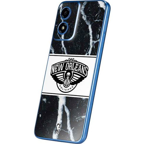 NBA New Orleans Pelicans Marble Moto G Play 4G (2024) Skin