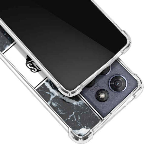 NBA New Orleans Pelicans Marble Moto G Stylus 5G (2025) Clear Case