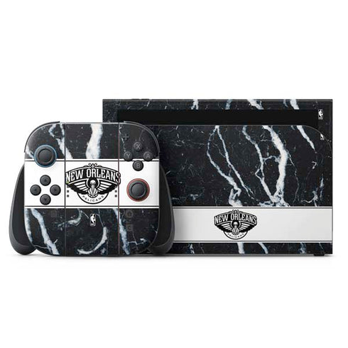 NBA New Orleans Pelicans Marble Nintendo Switch 2 (2025) with Joy-Con Skin