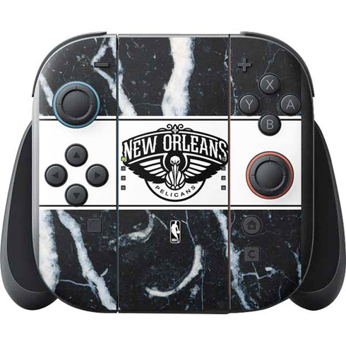 NBA New Orleans Pelicans Marble Nintendo Switch 2 (2025) with Joy-Con Skin