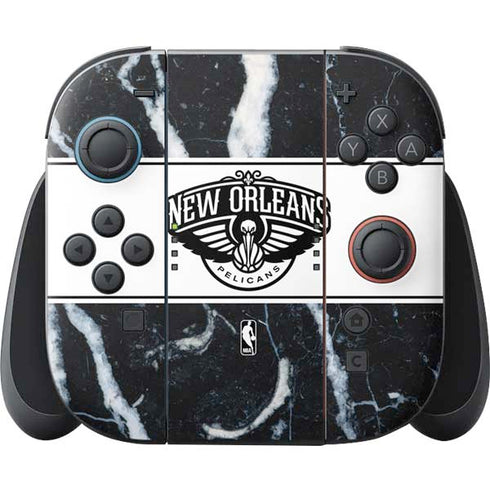 NBA New Orleans Pelicans Marble Nintendo Skins