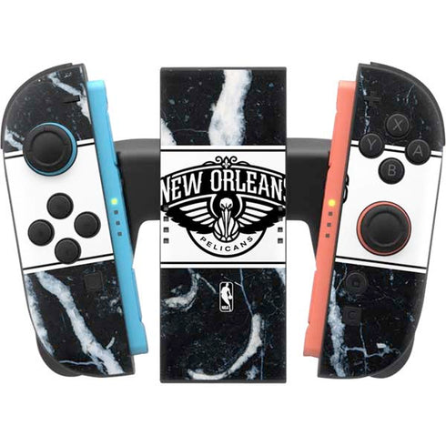 NBA New Orleans Pelicans Marble Nintendo Switch 2 (2025) Joy-Con Controller Skin