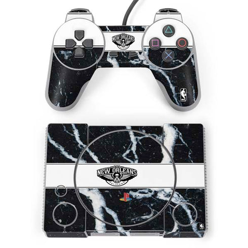 NBA New Orleans Pelicans Marble PlayStation Classic Bundle Skin